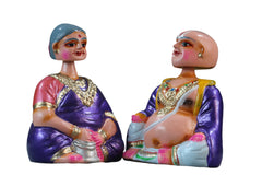 Traditional Thanjavur Dolls – Handcrafted South Indian Golu Figurines