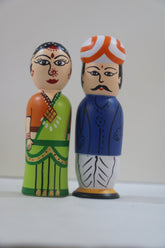 Authentic Traditional Couple Dolls – Non-Toxic Handcrafted Art