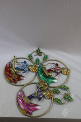 Iron Hand-painted 3 Antique Musicians Wall Decor Hanging