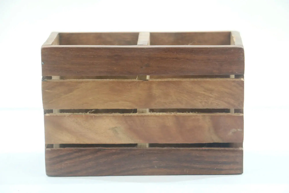 Wooden Pen Stand – Handcrafted Desk Organizer for Office & Home Rose wood Accessories