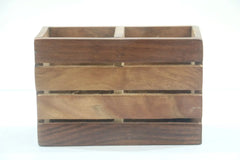 Wooden Pen Stand – Handcrafted Desk Organizer for Office & Home