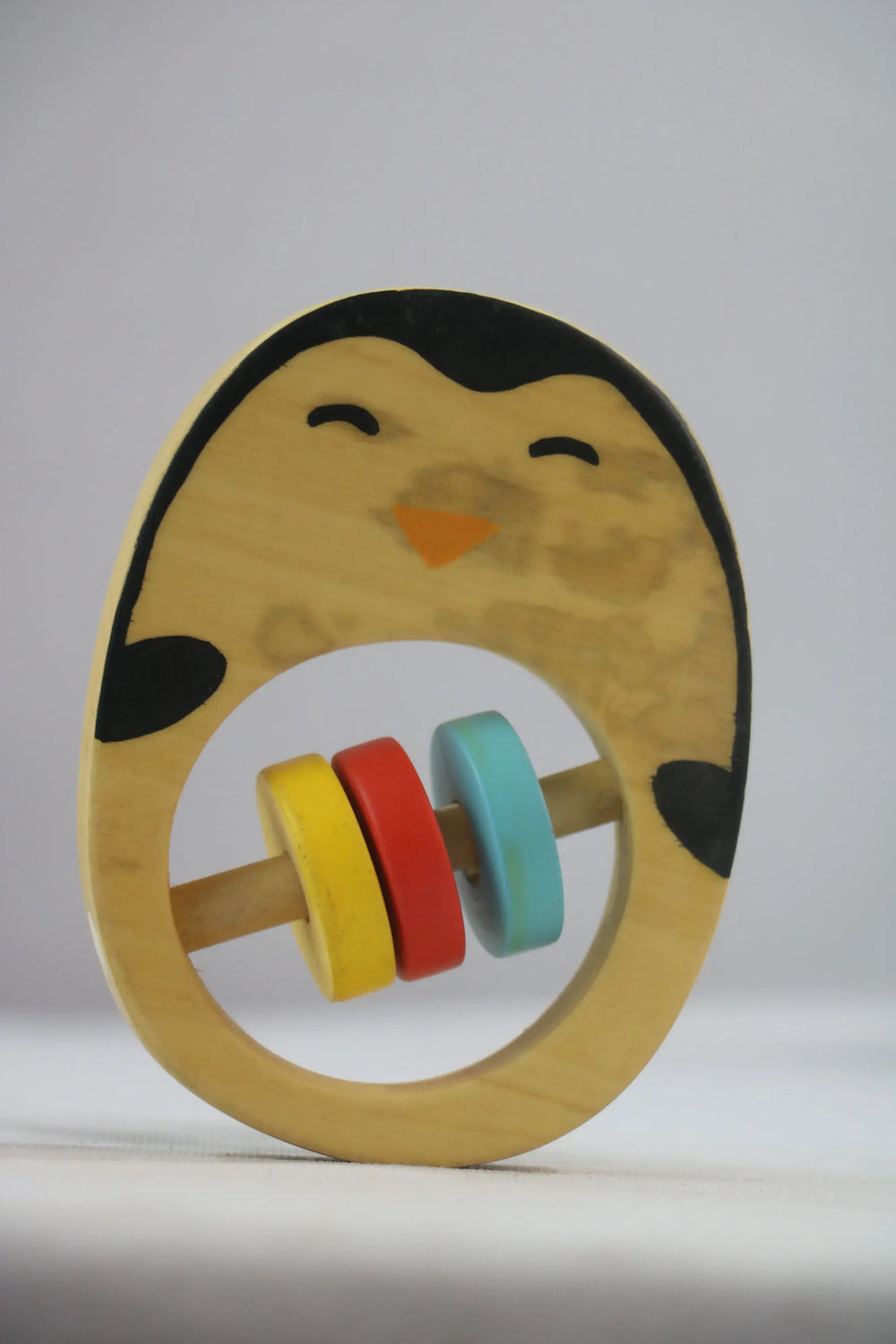 Rattle for Kids Non-Toxic Colors Wooden Lacquerware&toys