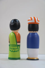 Authentic Traditional Couple Dolls – Non-Toxic Handcrafted Art Wooden Lacquerware&toys