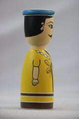 Marwadi Men Peg Doll – Non-Toxic Color, Handcrafted Traditional Toy
