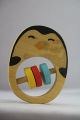 Rattle for Kids Non-Toxic Colors Wooden Lacquerware&toys