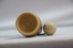 Handcrafted Channapatna Toy – Eye-Hand Alignment Ball Game for Kids