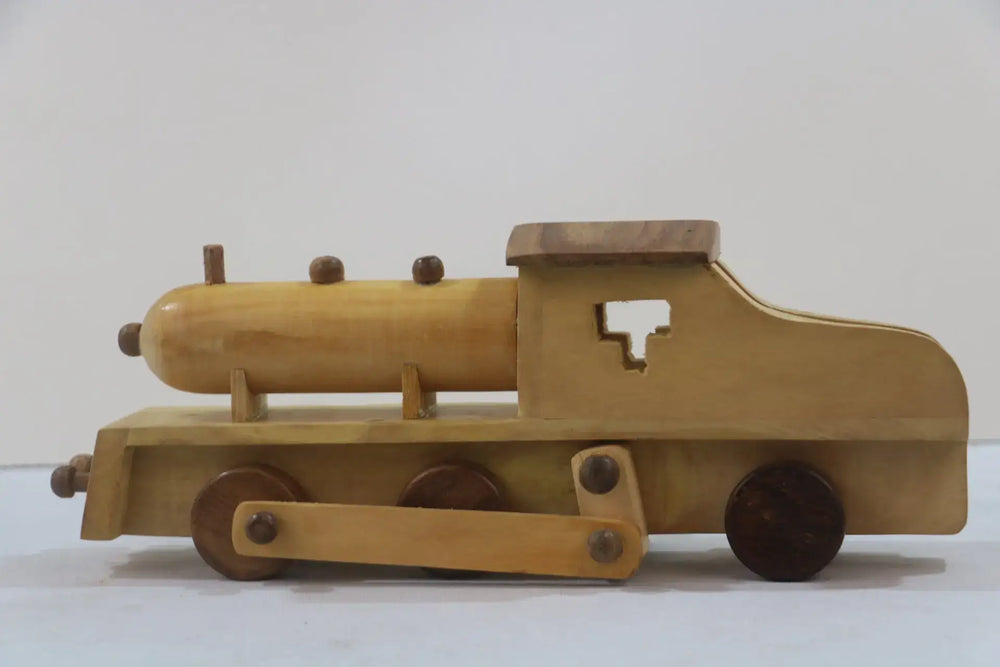 Handcrafted Wooden Train Engine – Eco-Friendly Play Toy Wooden Toys