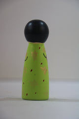 Handcrafted Girl Peg Doll – Charming & Cute