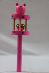 Channapatna Wooden Cage Rattle – Multicolour Baby Sensory Toy