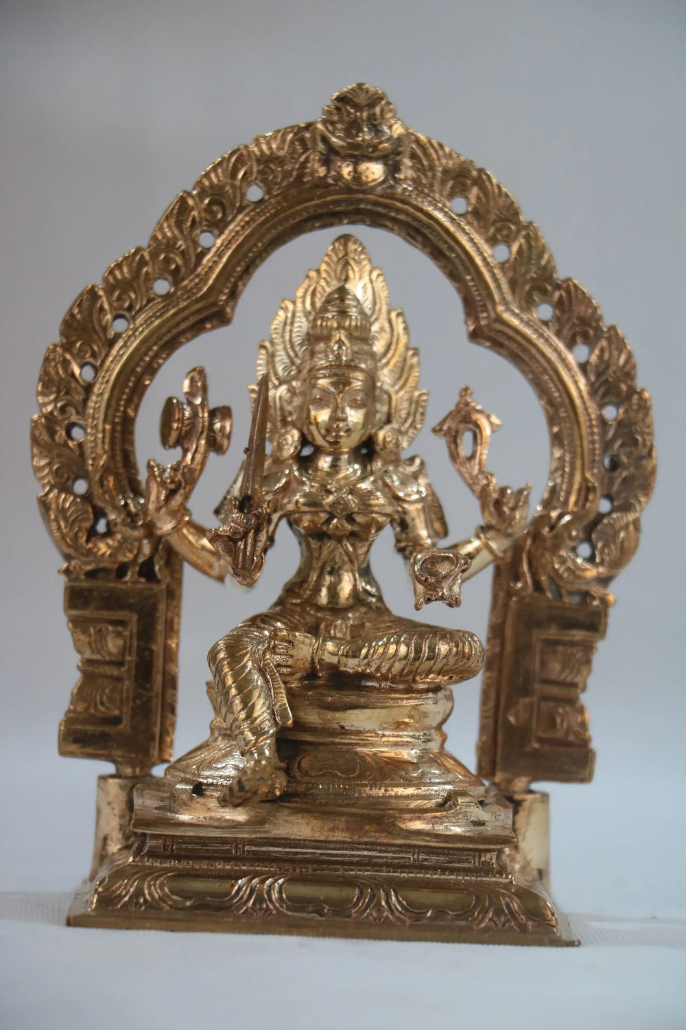 Panchaloha Mariamman Idol – Divine Mother of Protection Karthick's metal art