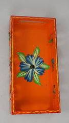 Artisan Hand-Painted Tray – Wooden Decorative Tray for Tea & Snacks Wooden Lacquerware