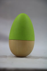 Colorful Egg Shaker – Handheld Percussion with Safe Paint Wooden Lacquerware&toys