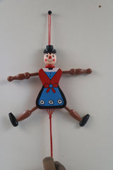 Colorful Wooden Joker – Safe & Entertaining Toy for Children