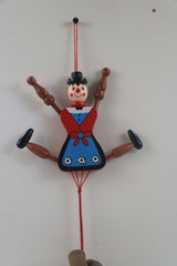 Colorful Wooden Joker – Safe & Entertaining Toy for Children