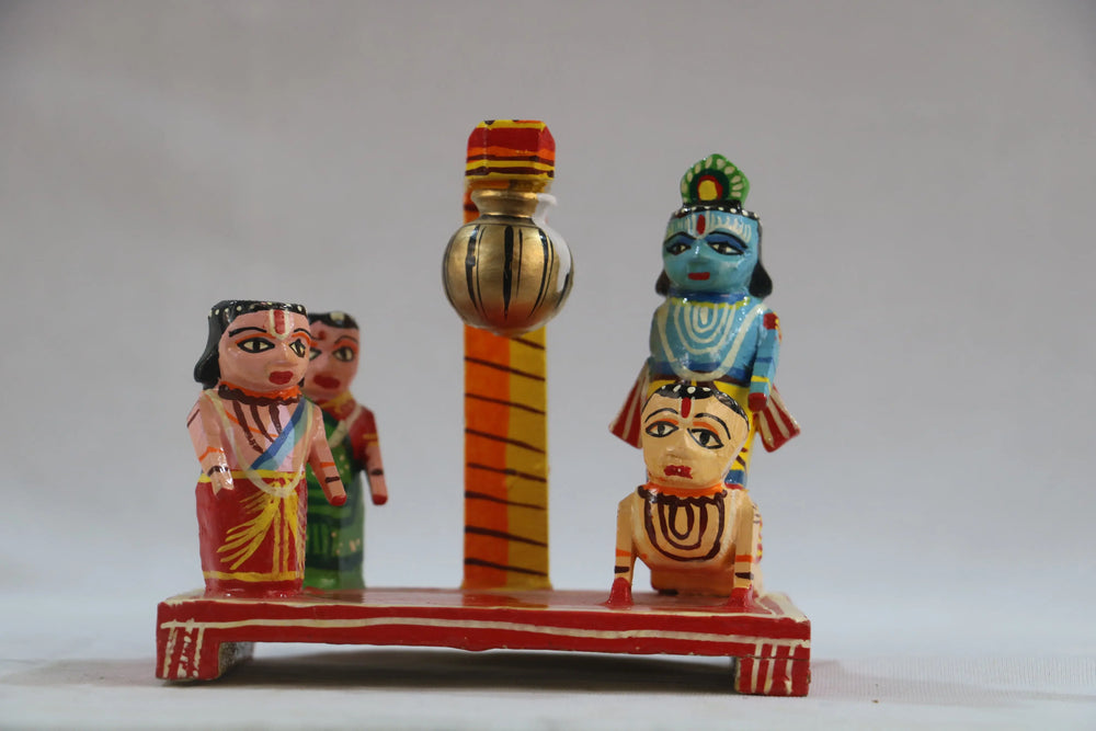 Janmashtami Special – Handcrafted Krishna Painting for Home Decor Balaji varanasi