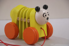 Wooden Animal Rattle – Panda Shaped Toy for Babies