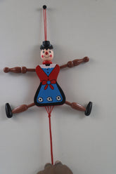 Colorful Wooden Joker – Safe & Entertaining Toy for Children