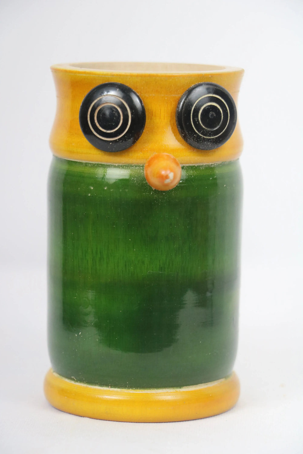 Wooden Owl Pen Stand – Artisan Carved Desk Accessory for Stylish Organization Balaji varanasi