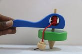 Classic Wooden Lattu – Fun & Educational Toy for Kids Wooden Toy