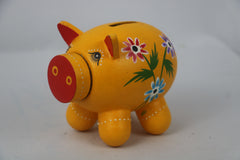 Colorful Wooden Piggy Bank – Savings Box for Children