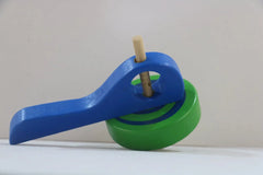 Classic Wooden Lattu – Fun & Educational Toy for Kids Wooden Toy