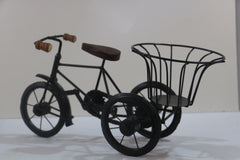 Metal Decorative Cycle Flower Vase – Vintage Floral Stand