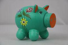 Colorful Wooden Piggy Bank – Savings Box for Children