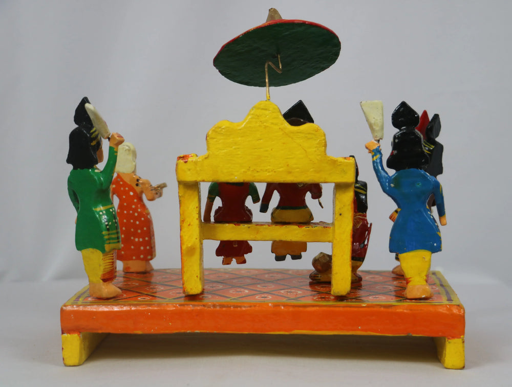 Lord Ram Daruvar in Wood – Artisan-Carved Hindu God Figurine Balaji varanasi