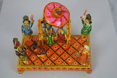 Lord Ram Daruvar in Wood – Artisan-Carved Hindu God Figurine Balaji varanasi