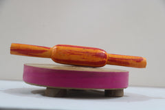 Kids Wooden Roti Maker – Pretend Play Cooking Toy