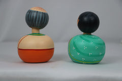 Spring Head Bobble Couple – Handcrafted & Painted Ethnic Indian Decor