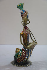 Iron Hand-Painted Musicians Men – Artistic Metal Figurines