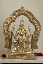 Panchaloha Kubera Lakshmi Idol – Goddess of Wealth and Prosperity