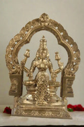 Panchaloha Kubera Lakshmi Idol – Goddess of Wealth and Prosperity Karthick's metal art