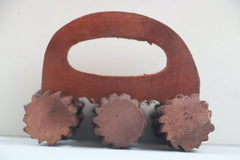 Natural Wooden Acupressure Massager – Handcrafted Wellness Therapy Tool Wooden Massager accessory