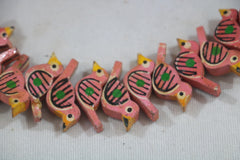 Wooden Bird Hangings for Wall – Handcrafted & Painted
