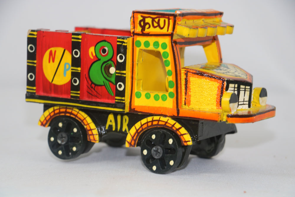 Decorative Wooden Air Tank/Truck – Handcrafted War Vehicle Model Balaji varanasi
