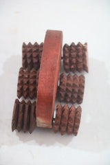 Natural Wooden Acupressure Massager – Handcrafted Wellness Therapy Tool