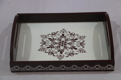 Channapatna Wooden Tray – Handcrafted & Hand-Painted Art