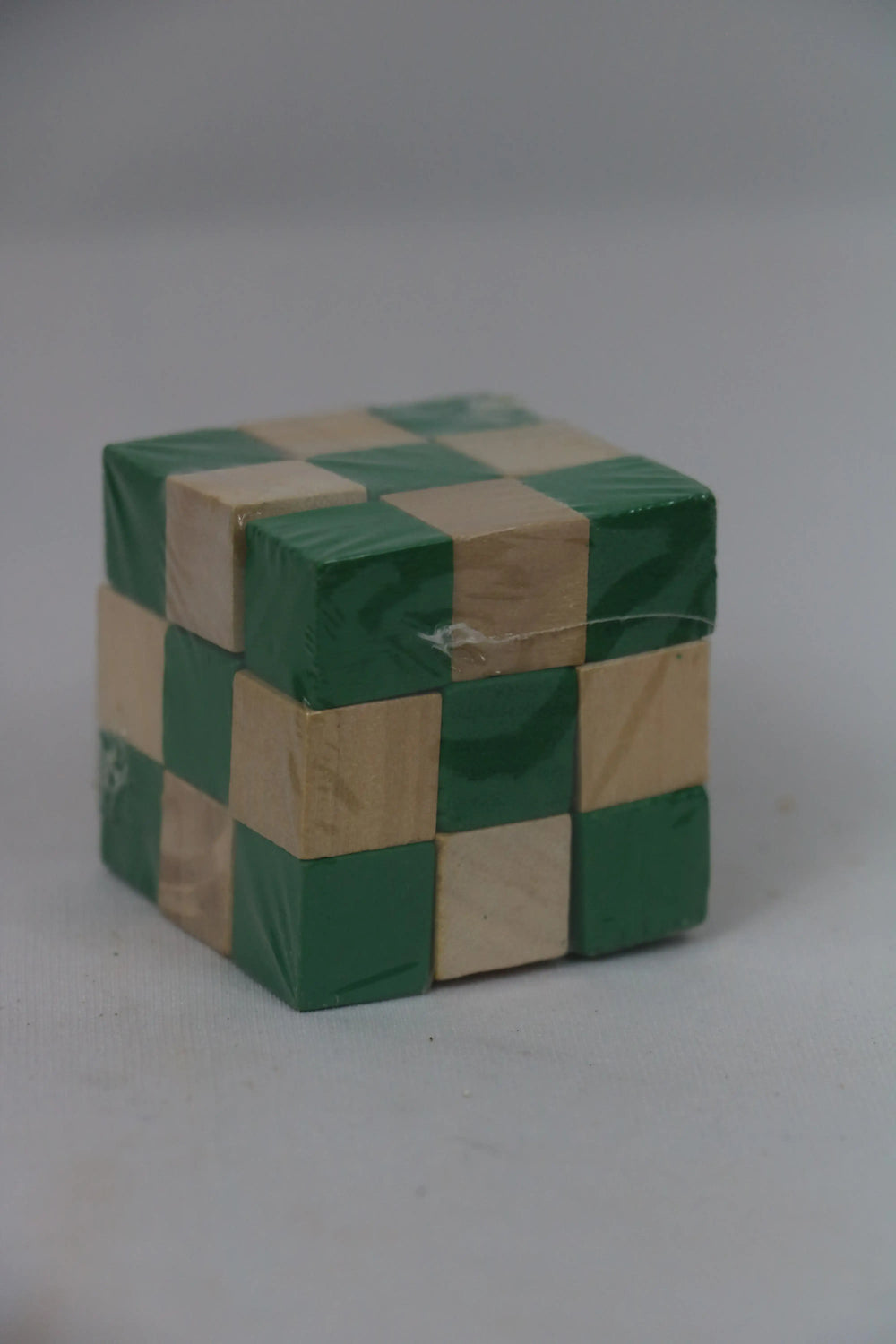 Solid Wood Cube – Artisan Carved Decorative Accent Piece Balaji varanasi