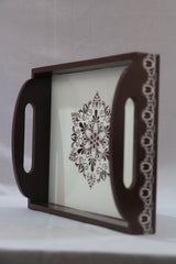 Channapatna Wooden Tray – Handcrafted & Hand-Painted Art