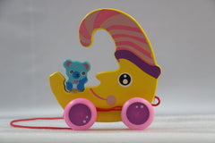 Channapatna Multi-Colour Pulling Toys – Handcrafted Wooden Fun for Kids