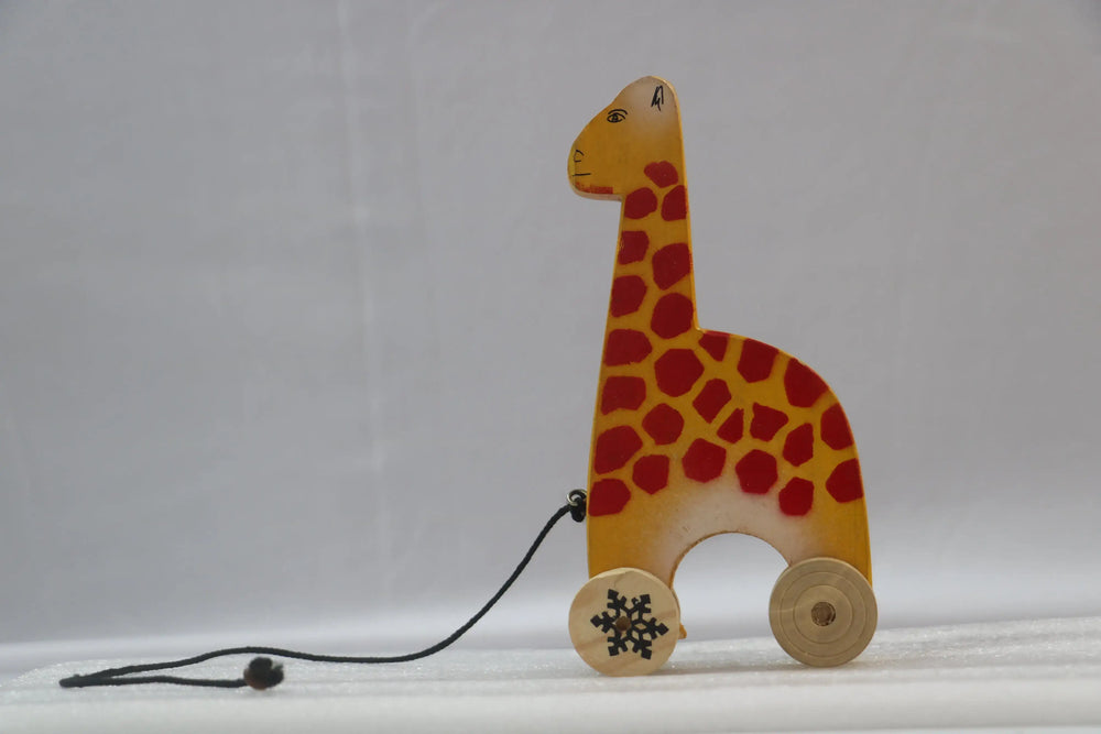 Channapatna Multi-Colour Pulling Toys – Handcrafted Wooden Fun for Kids Wooden Lacquerware&toys