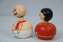 Spring Head Bobble Couple – Handcrafted & Painted Ethnic Indian Decor