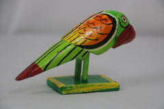 Traditional Wooden Parrots – Bright Hand-Painted Decorative Bird Set