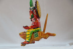 Decorative Wooden Ganesh Hanging – Handmade Spiritual Wall Accent