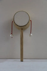 Wooden Handmade Damru Rattle – Traditional Musical Toy for Kids Wooden Toys