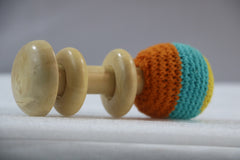 Soft Cloth Rattle for Kids – Non-Toxic & Baby-Safe Colors