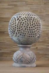 Ball or Globe With Buddha Inside Jali Art Work Varanasi Bachcha Lal