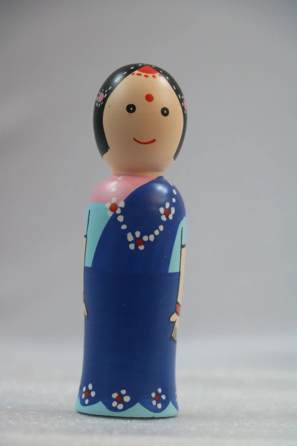 Beautiful Radha Peg Dolls – Traditional Handmade Art BHARAT HANDICRAFTS
